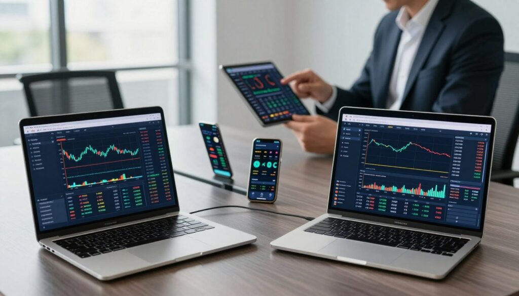 comparaison plateformes trading démo