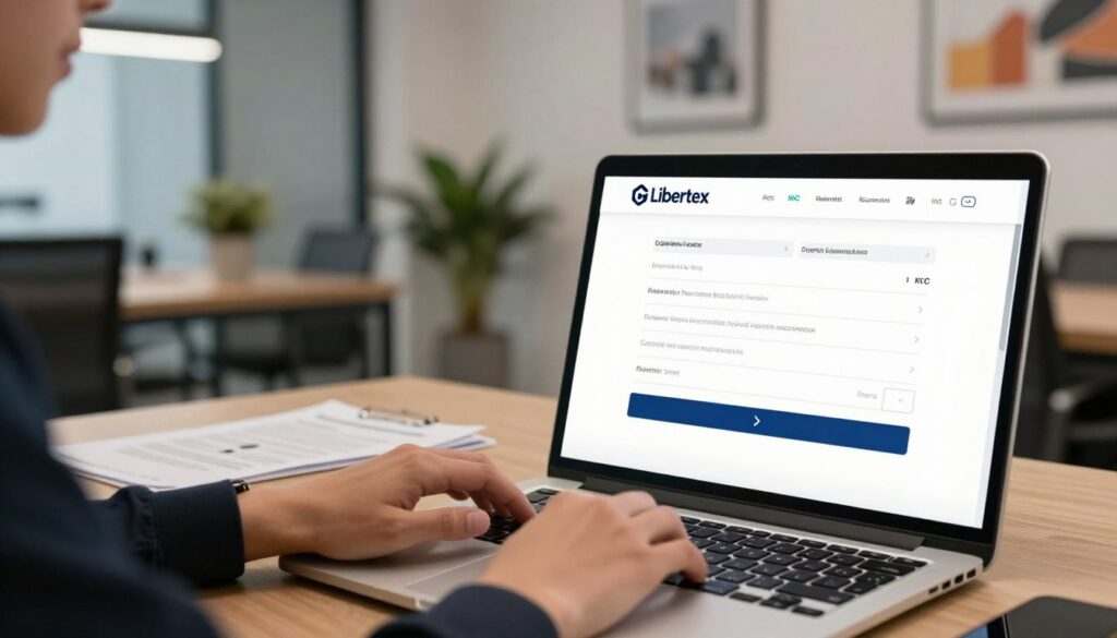 processus d'ouverture de compte Libertex
