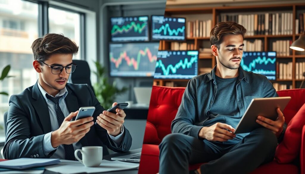 trading actif vs investissement à long terme