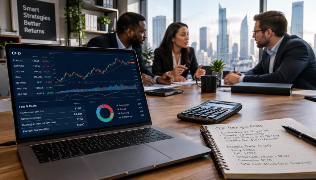 Frais et commissions dans le trading CFD